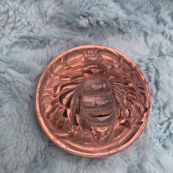 Glass Hand Blown Crackle Honey Jar by Chet Cole - Picture 14 of 15